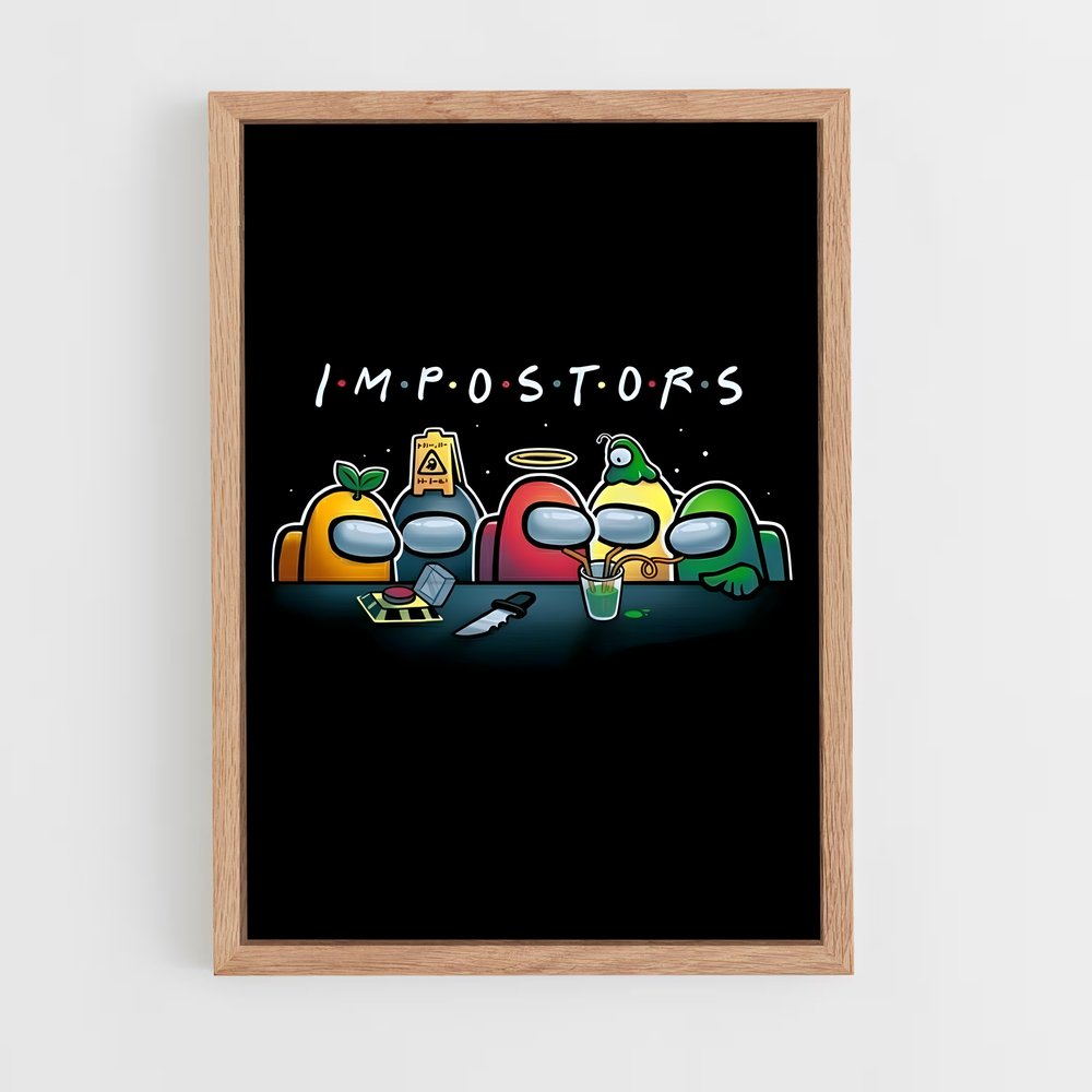 Poster Simpson Mania – affiche Among us (vue 4)